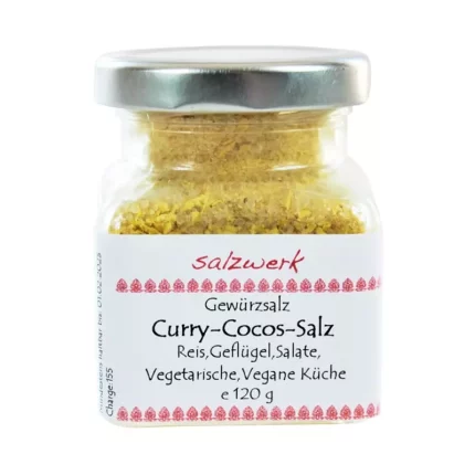 Curry Cocos Salz - perfekt für die asiatische Gerichte | Gewürze & Feinkost Hinkelmann