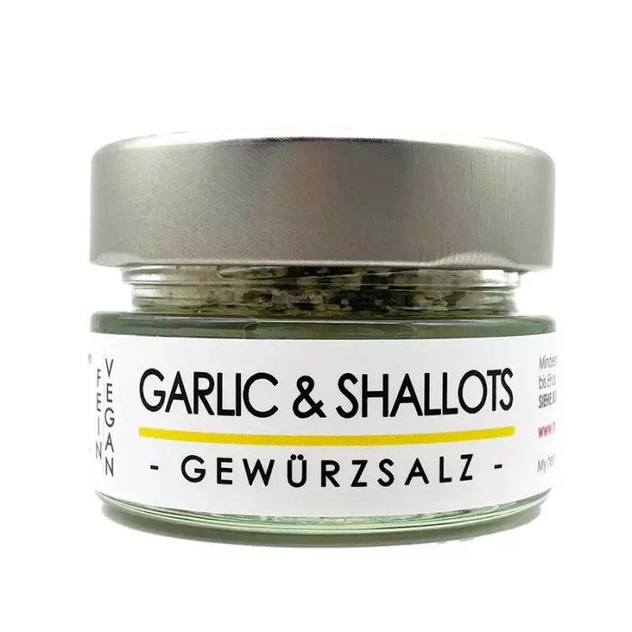 Garlic & Shallots - Gewürzsalz - MyHerbs | Gewürze & Feinkost Hinkelmann