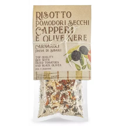 Risotto Fertiggericht - mit getrockneten Tomaten, Kapern und Oliven | Gewürze & Feinkost Hinkelmann